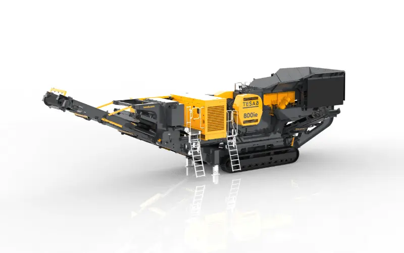 Tesab 800ie hybrid jaw crusher