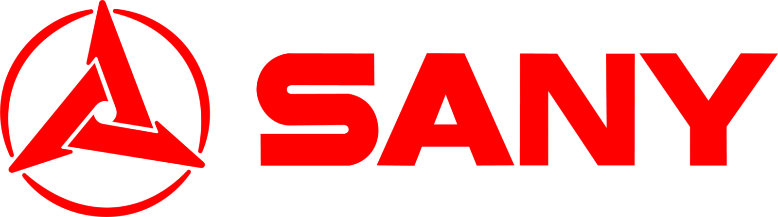 SANY UK White Horizontal SANY logo