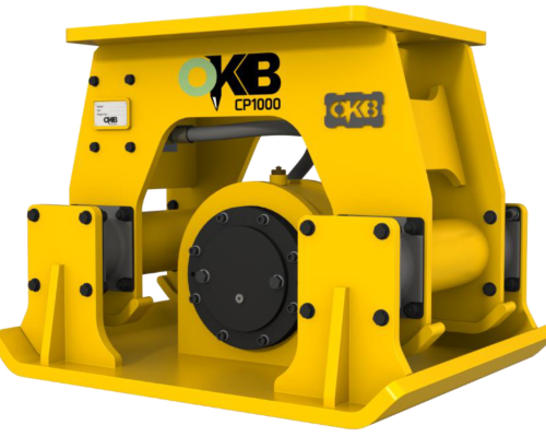 OKB Hydraulic Compactor on a clear background