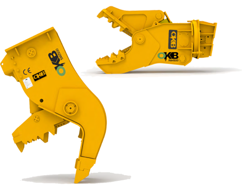 OKB Rotating & Static Pulverisers on a clear background