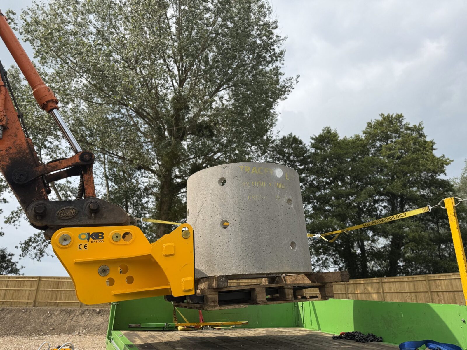 OKB Pallet Fork in action